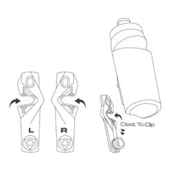 Birzman Cleat Water Bottle Set - Bidon Vélo -Vélo Matériel Magasin birzman cleat water bottle set bidon velo detail 3