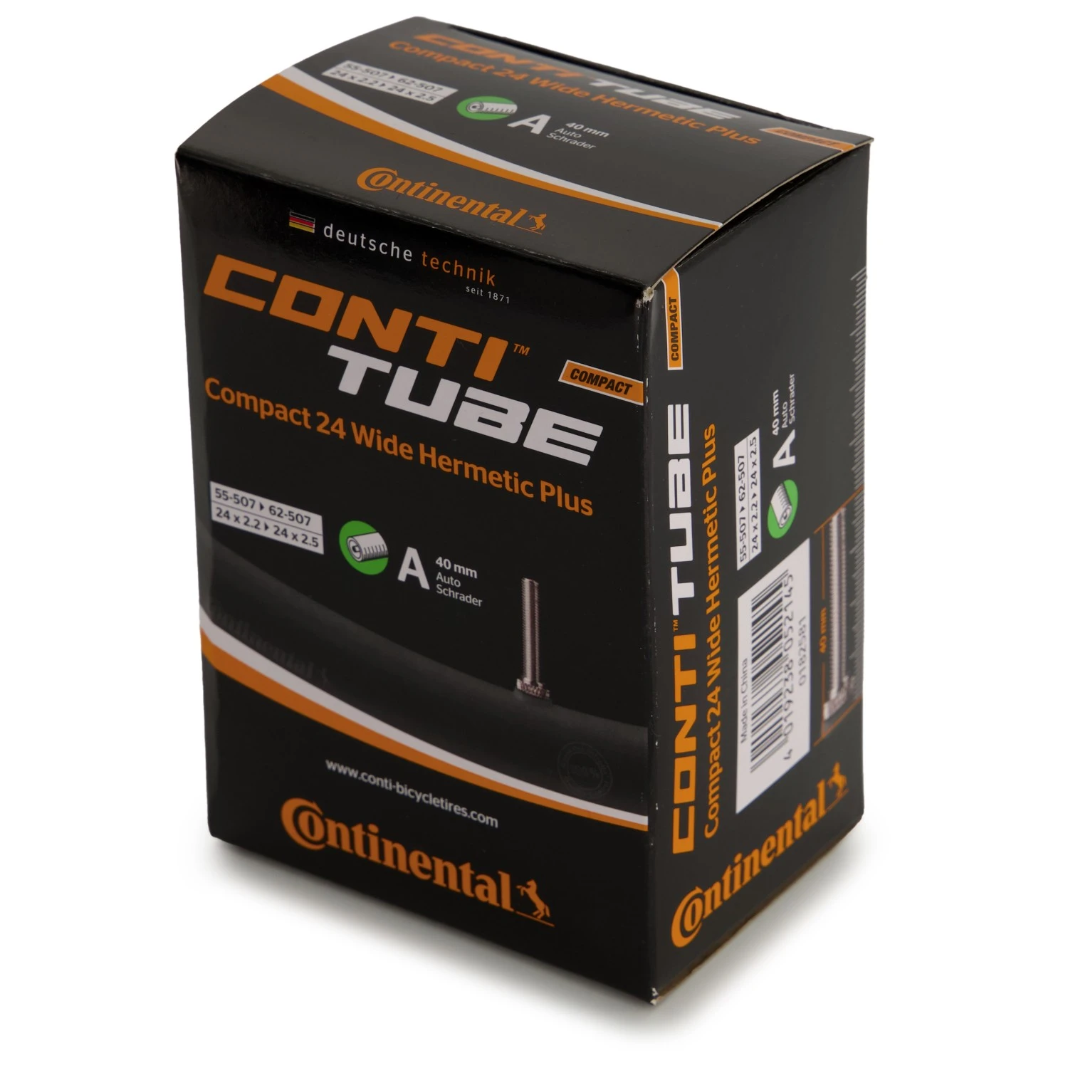 Continental Compact Tube Wide Hermetic Plus 24'' (55-507) - Chambre à Air Pour Vélo 3 Continental Compact Tube Wide Hermetic Plus 24'' (55-507) - Chambre à Air Pour Vélo