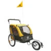 M-Wave Stalwart Kid 3in1 - Remorque Pour Enfant -Vélo Matériel Magasin m wave stalwart kid 3in1 remorque pour enfant