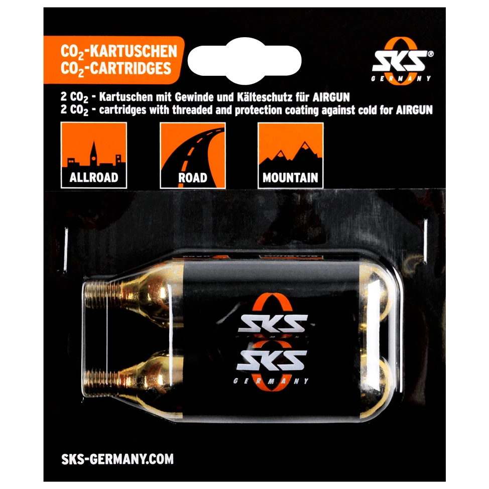 SKS Co2 Cartridge Threaded Box - Pompe à CO2 3 SKS Co2 Cartridge Threaded Box - Pompe à CO2